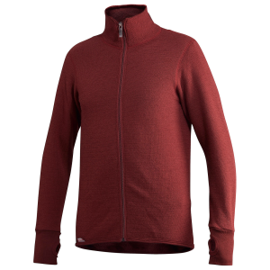 Woolpower Full zip 400 Merino Mid layer Jacket rust red S