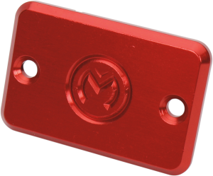 MOOSE RACING Master Cylinder Cover Plates Red 