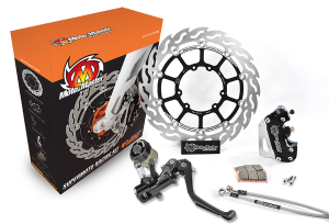 Brake Kit Black, Silver, Stainless Steel 