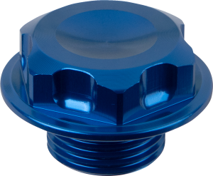 MOOSE RACING Steering Stem Nut Blue 