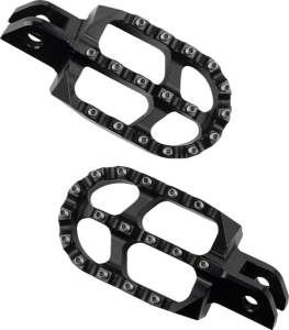 MOOSE RACING Footpegs Black 