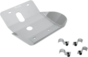 MOOSE RACING Aluminum Skid Plate Silver 