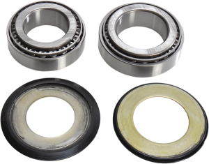 Steering Stem Bearing Kit Black, Chrome