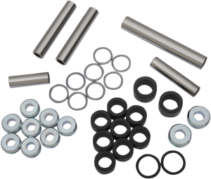 MOOSE RACING Rear Independent Suspension Linkage Rebuild Kit Black, Silver 