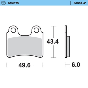 Racing Gp Sinderpro Offroad Brake Pads