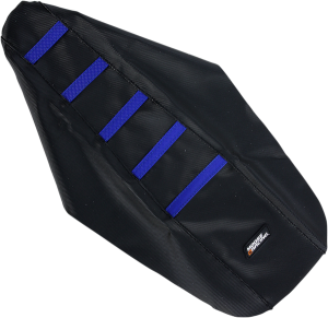 MOOSE RACING Seat Cover Ribbed Yam Blu Black 