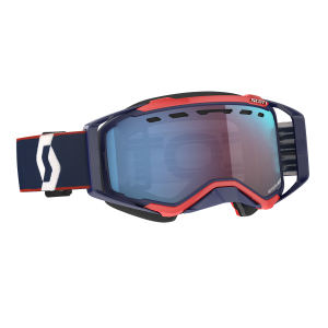 Scott Goggle Prospect Snow Cross retro blue/red enh blue chrome