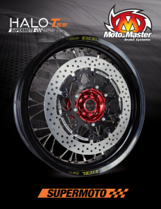 Halo Series T-floater Brake Rotor Black, Silver