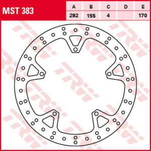 Disc frana fata TRW YAMAHA YZF 125R '08 -'13