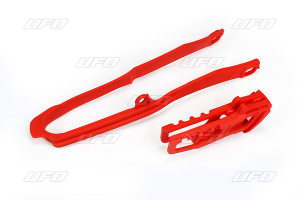 Chain Guide And Swingarm Chain Slider Kit Red