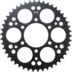 MOOSE RACING Steel Rear Sprocket Black, Zinc Plated 