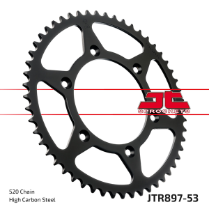 JT SPROCKETS Rear Sprocket Black 