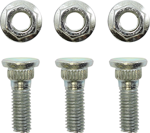 MOOSE RACING Wheel Stud-nut Kit Silver 