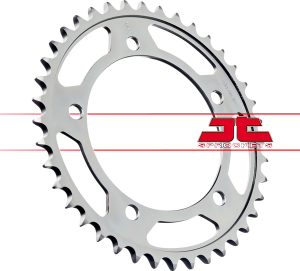 JT SPROCKETS Steel Rear Sprocket Natural 