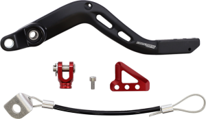 MOOSE RACING Brake Pedal Black, Red 