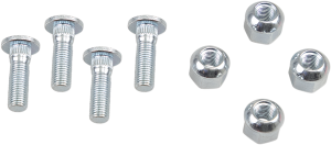 MOOSE RACING Wheel Stud-nut Kit Silver 