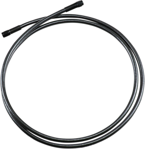 Braided Dot Universal Abs Brake Line Black, Black Pearl