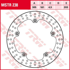 Disc frana fata TRW BMW R 1100S '98 -'00/ R 1200GS / ADV '04 -'07