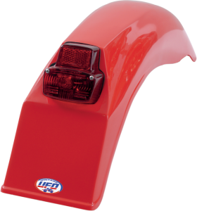 Universal Vintage Rear Fenders With Light Red