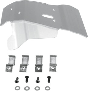 MOOSE RACING Aluminum Skid Plate Silver 