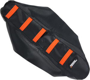 MOOSE RACING Seat Cover Ribbed Ktm Or Black 