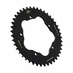 JT SPROCKETS Aluminum Rear Sprockets Black 