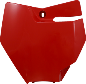 Replacement Front Number Plate Red