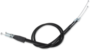 MOOSE RACING Black Vinyl Throttle Cable Black 