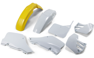 Full Body Replacement Plastic Kit White, Yellow