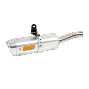 Apx Aluminium Slip-on Muffler Anodized Clear 