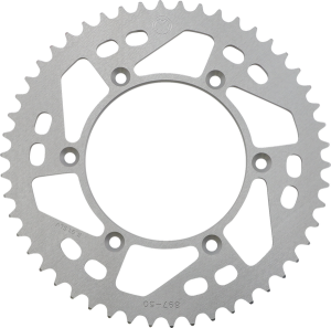 MOOSE RACING Rear Aluminum Sprocket Silver 