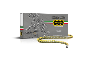 520 Quad Drive Chain Gold, Steel