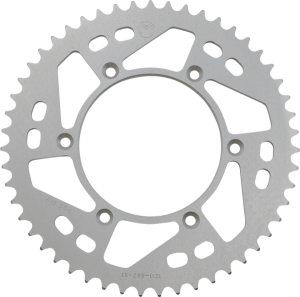 MOOSE RACING Rear Aluminum Sprocket Silver 