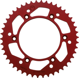 MOOSE RACING Rear Aluminum Sprocket Red 