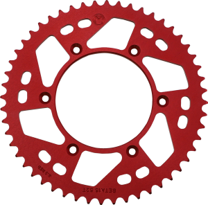 MOOSE RACING Rear Aluminum Sprocket Red 