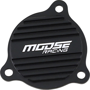 MOOSE RACING Machined Oil Pump Cover Black 