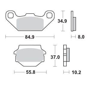 Racing Brake Pads Atv