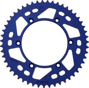 MOOSE RACING Rear Aluminum Sprocket Blue 