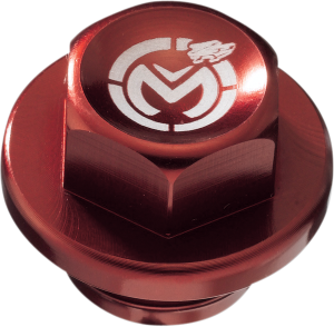 MOOSE RACING Magnetic Float Bowl Drain Plug By Zip-ty Red 