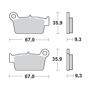 Nitro Sport Brake Pads 