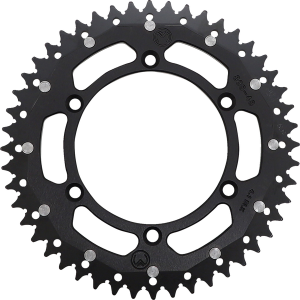 MOOSE RACING Dual Sprocket Black 