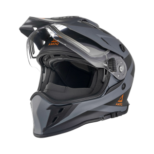 AMOQ Adaptor Helmet Electric Visor Black/Grey/Orange XS