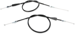 MOOSE RACING Black Vinyl Throttle Cable Black 