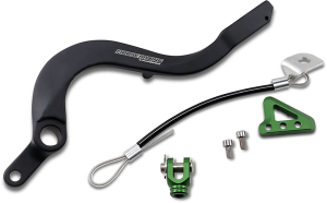 MOOSE RACING Brake Pedal Black, Green 