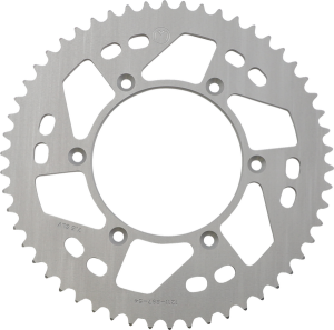 MOOSE RACING Rear Aluminum Sprocket Silver 