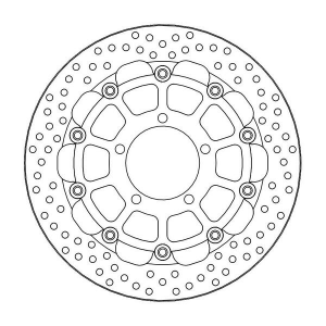 Halo Series Floating Racing Rotor Stainless Steel