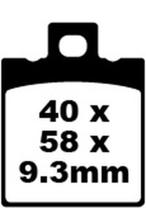 Fa Series Organic Brake Pads