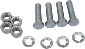 MOOSE RACING Wheel Stud-nut Kit Silver 