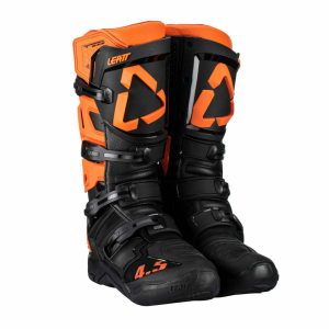 Cizme Leatt 4.5 Black/Orange