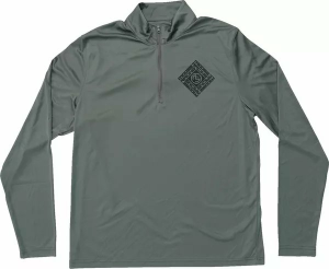 MOOSE RACING Spin Sync Quarter Zip Pullover Gray 